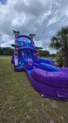 22’ Purple Hurricane Water Slide