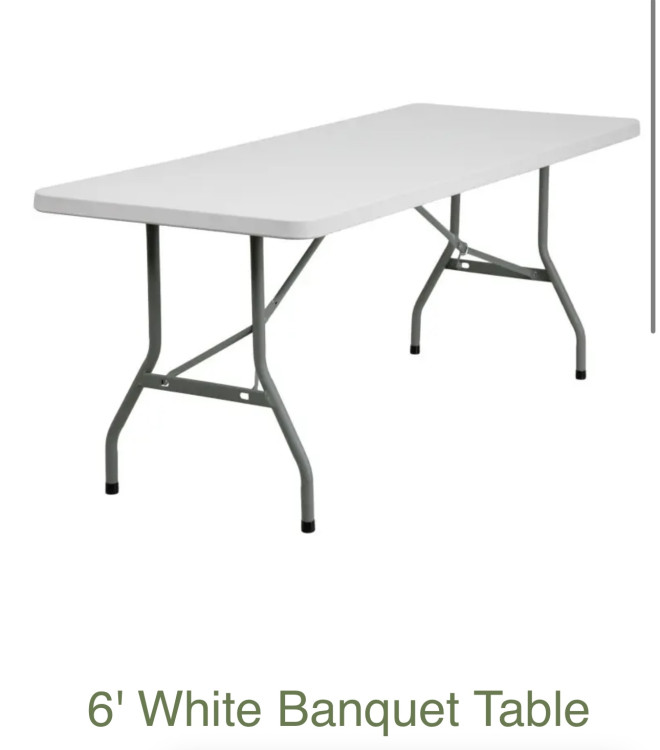 6 ft table