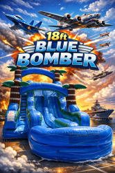 18 Foot Blue Bomber Dual Lane Wet/Dry