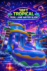 Tropical Dual Lane 18 foot Wet/Dry